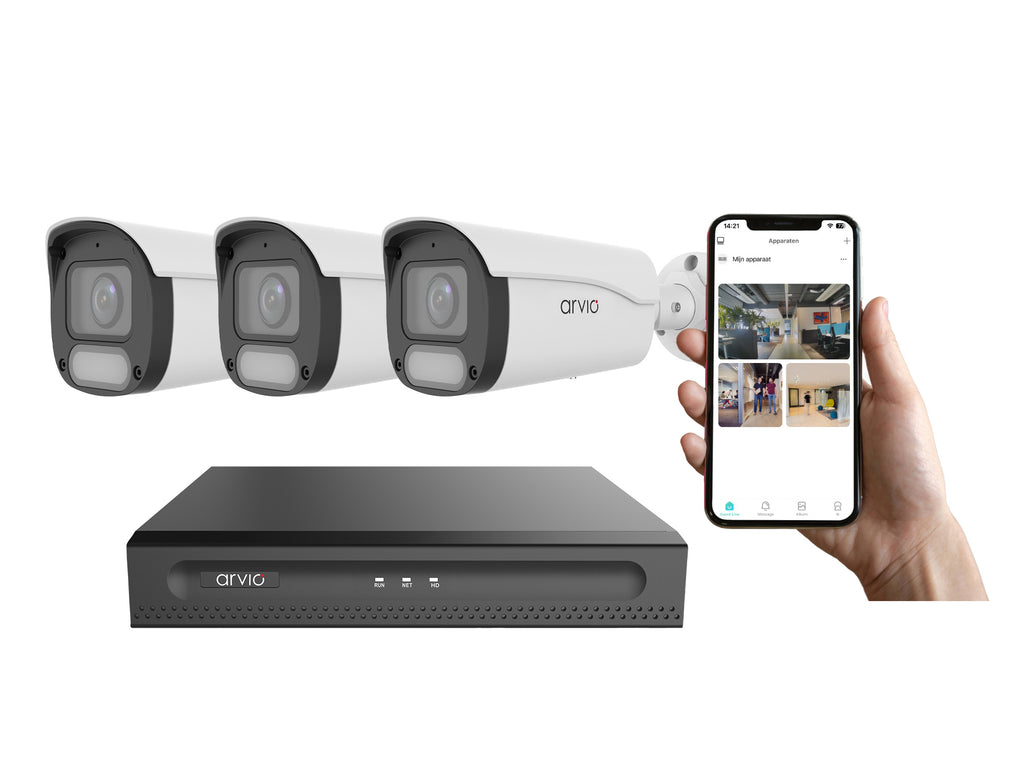 Bekabeld 3-Bullet-systeem PRO