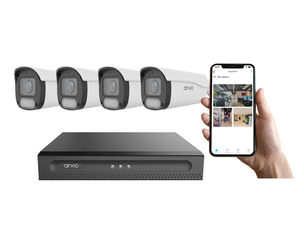 Bekabeld 4-Bullet-systeem PRO