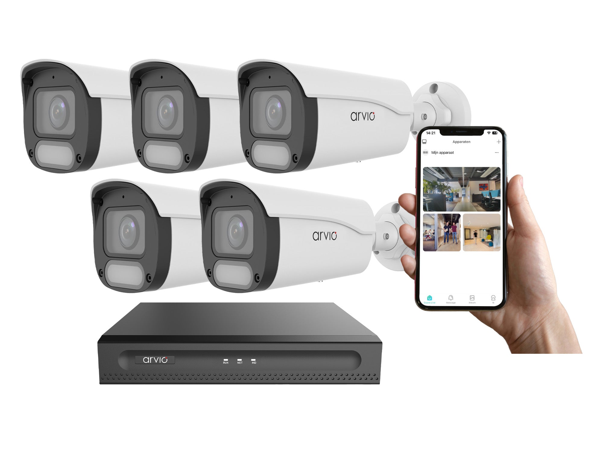 Bekabeld 5-Bullet-systeem PRO