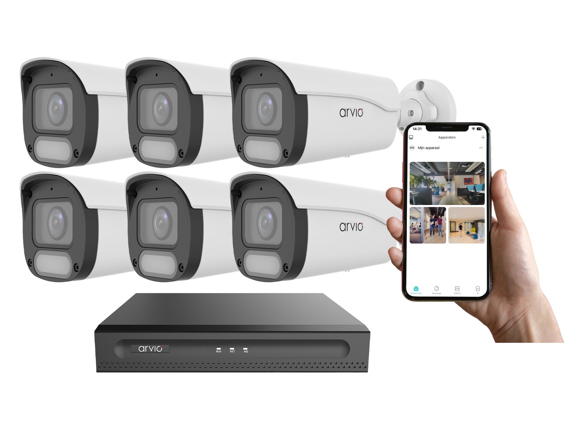 Bekabeld 6-Bullet-systeem PRO