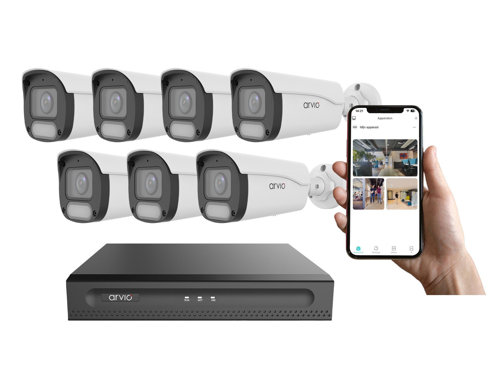 Bekabeld 7-Bullet-systeem PRO