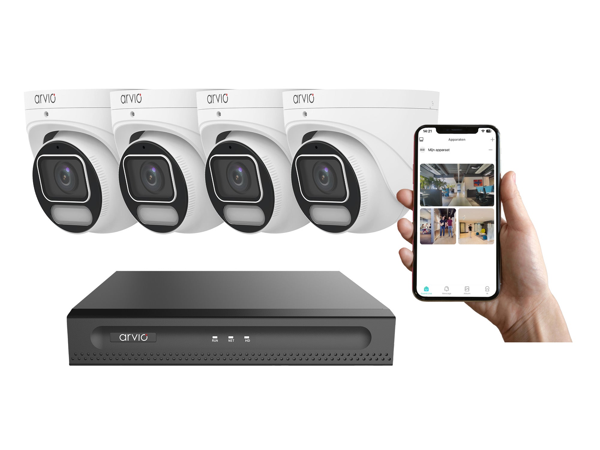 Draadloos 4-Turret-systeem PRO