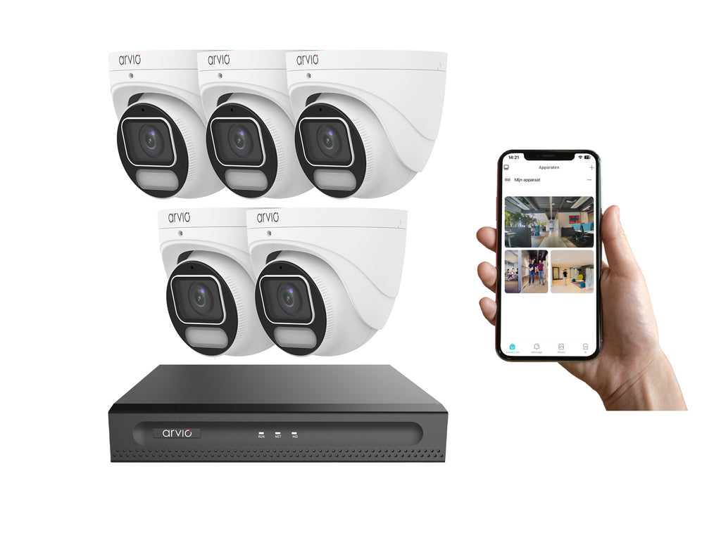 Bekabeld 5-Turret-systeem PRO