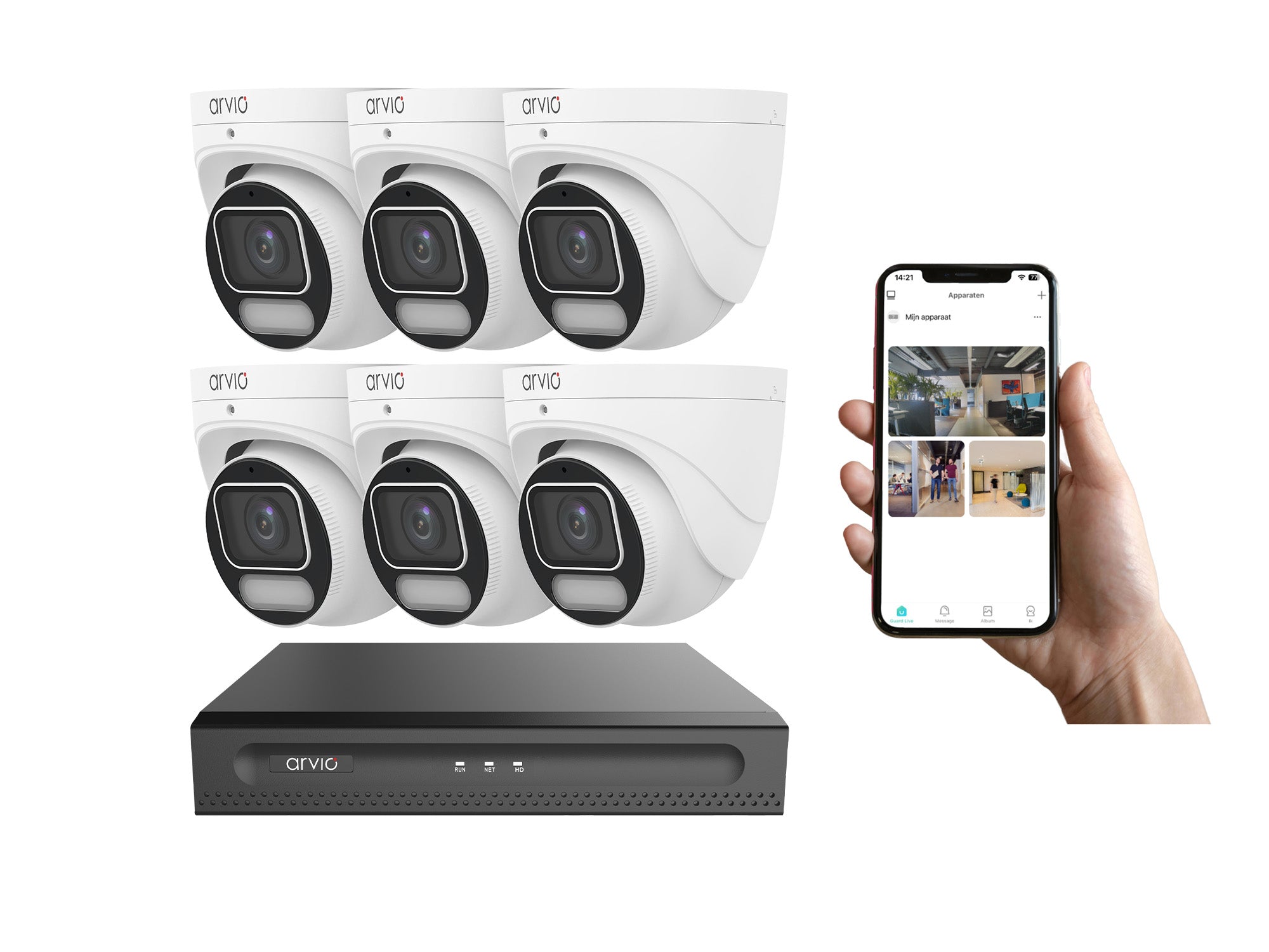 Draadloos 6-Turret-systeem PRO