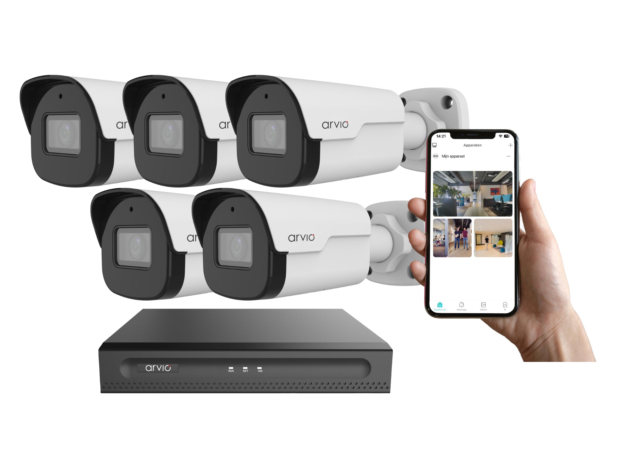 Bekabeld 5-Bullet-systeem Plus