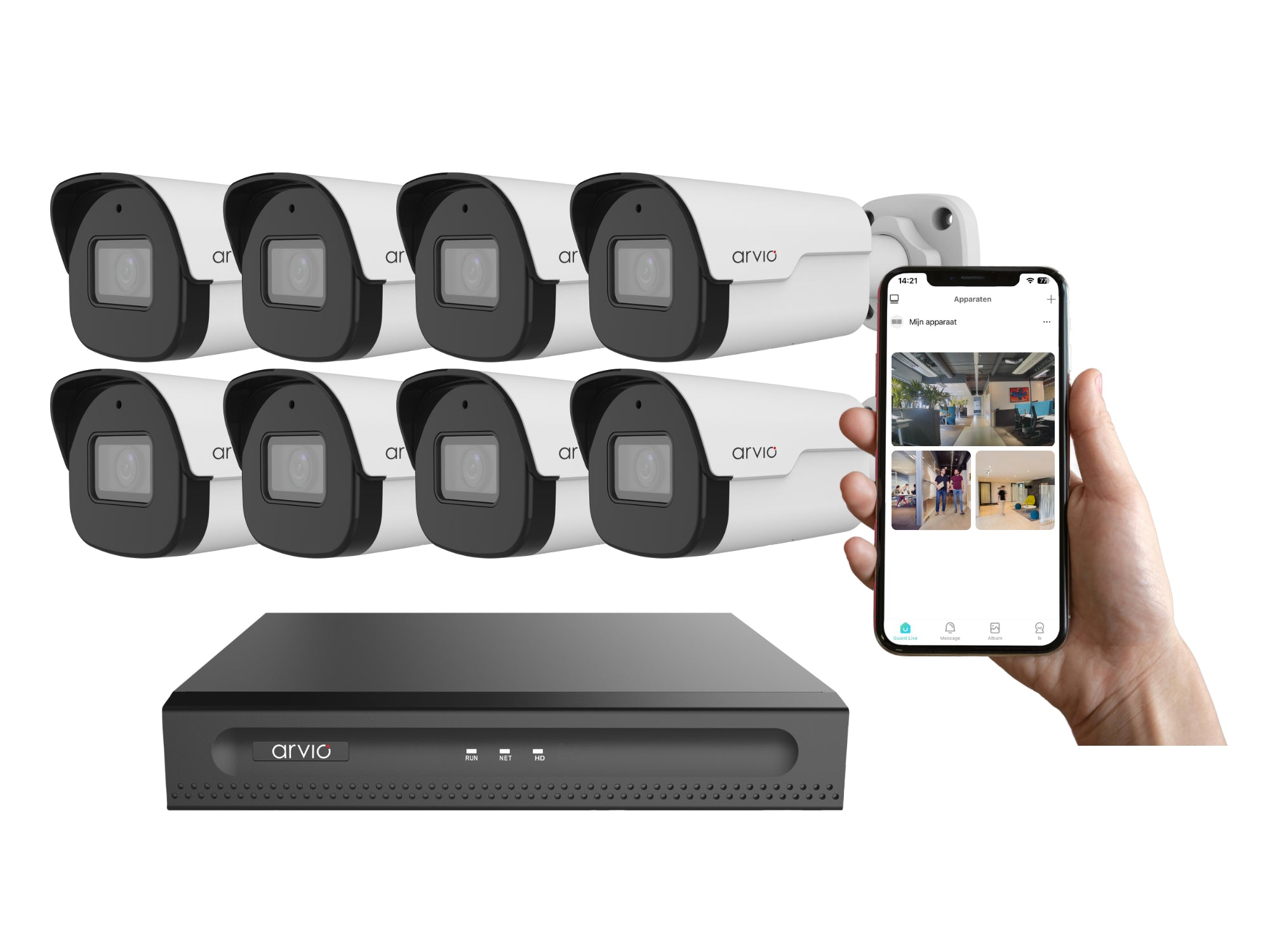 Bekabeld 8-Bullet-systeem Plus