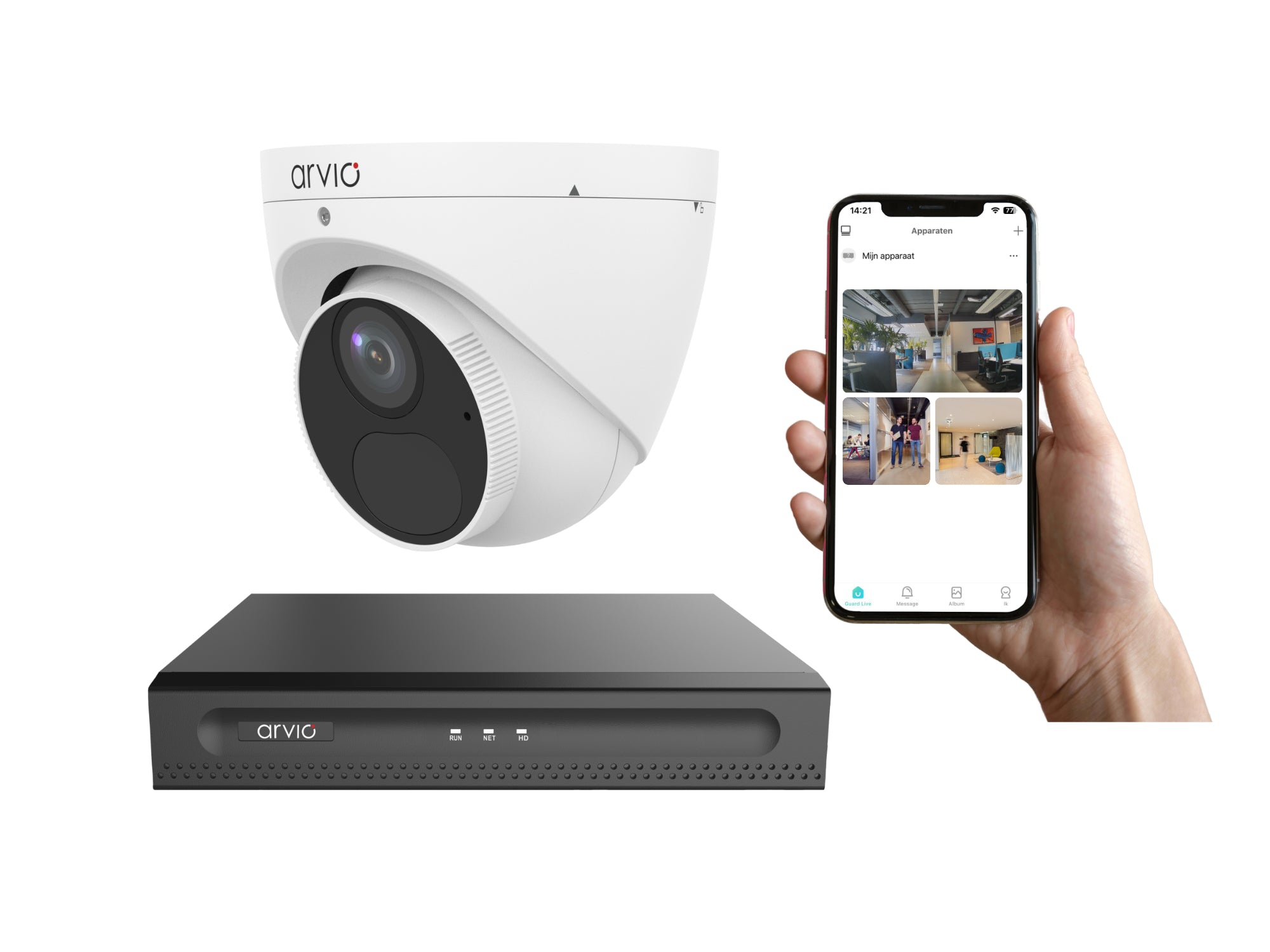 Bekabeld 1-Turret-systeem Plus