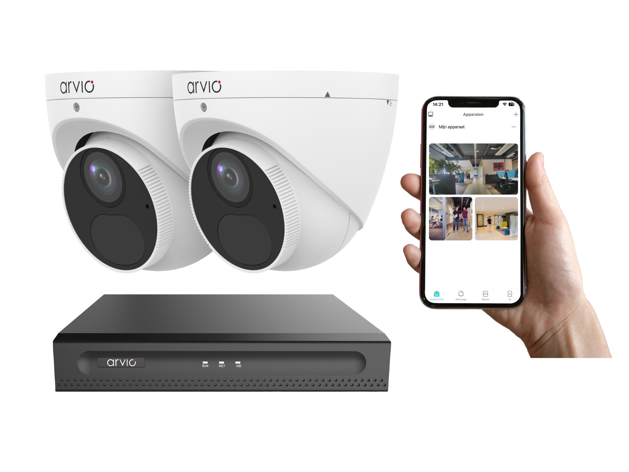 Bekabeld 2-Turret-systeem Plus